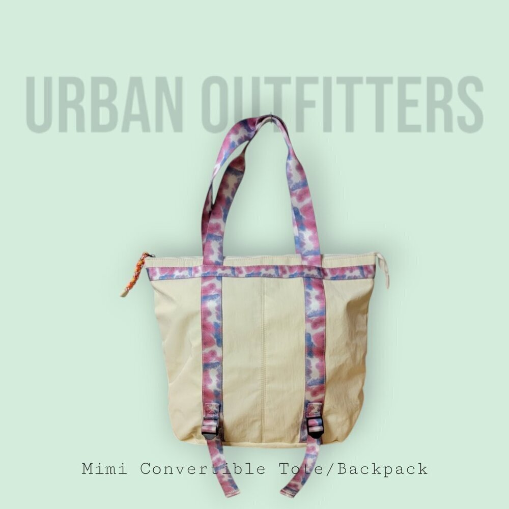 Urban Outfitters Mimi Bag - Tie Dye Straps - convertible yoga tote/backpack